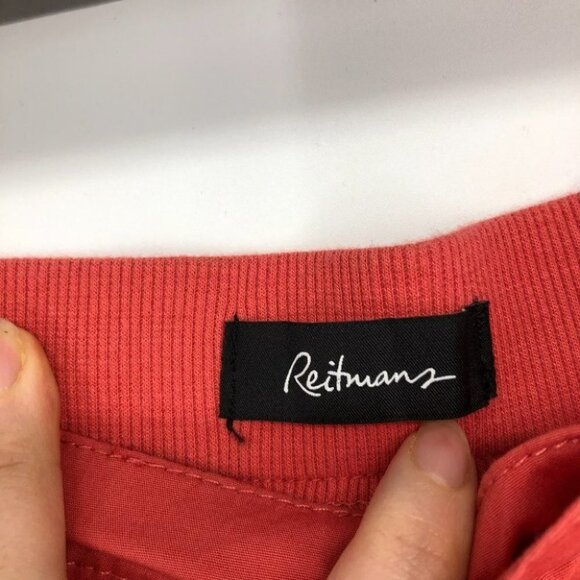 NWT Reitmans coral Capri pants pockets size 10 - Picture 3 of 13